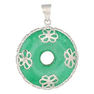 Ananth Jewels 925 Sterling Silver BIS Hallmarked Pendant with Chain for Women