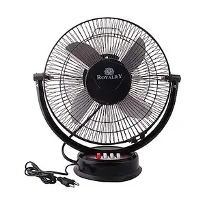 ROYALRY Table Fan / All_ Purpose fan BODY / 12 inch / 1 Year Warranty/Very High Speed/Copper Winding/Plastic Blade