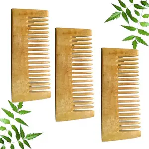 3PCS Compact Wooden small Wide Tooth shampoo comb | Style your beard hassle-free | Pocket-size Comb for hair & Beard styling || Wooden Hair small Wide Tooth shampoo comb,Handmade