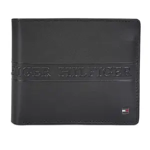 Tommy Hilfiger Benzonia Men Global Coin Wallet - Black, No. of Card Slot - 4