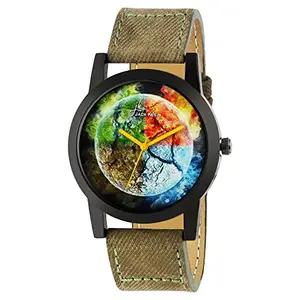 Jack Klein Green Denim Space Edition Wrist Watch