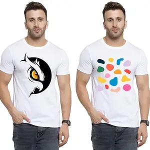 SST - Where Fashion Begins | DP-9728 | Polyester Graphic Print T-Shirt | for Men & Boy | Pack of 2