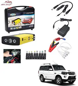 AUTOADDICT Auto Addict Car Jump Starter Kit Portable Multi-Function 50800MAH Car Jumper Booster,Mobile Phone,Laptop Charger with Hammer and seat Belt Cutter for Mahindra Scorpio Old