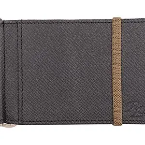 Walletsnbags Iris Elastic Leather Money Clip Wallet for Men