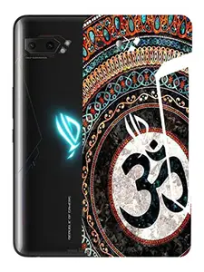 AtOdds - Rog Phone 2 Mobile Back Skin Rear Screen Guard Protector Film Wrap with Camera Protector (Coverage - Back+Camera+Sides) (OM)