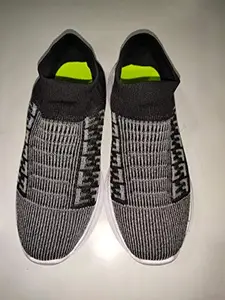 Mahadev Footwear- Grey Textured Canvas Shoes