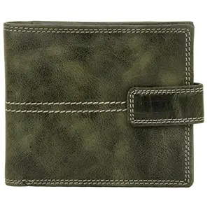 K London Stylish Men's Wallet (Green) (14497_Green)