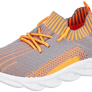 Klepe Boy's Running Shoes Grey/Orange29FKT/203, 10 UK