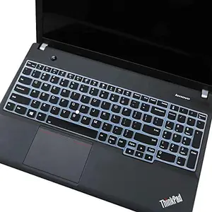 iFyx Silicone Keyboard Skin Cover for Lenovo ThinkPad E16 E15 P16 P16s P16v P15V L15 T16 15.6” Laptop Keyboard Cover (Black)
