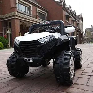 SHAKYA WORLD SHAKYA WORLD Hawk Battery Car Jeep for 1 to 7 Years Kids/Children with Mobile Application Control, 12V Rechargeable Battery, Music System, Bluetooth Connectivity and Remote Control- White
