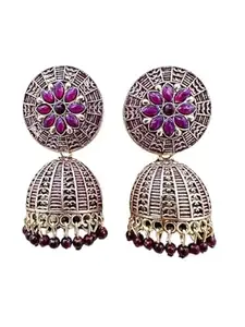 Latest Stylish Traditional Gold Plated Jhumki Earrings for Women & Girls
