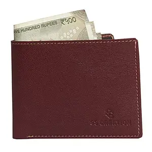 SS Creation Leather Bi-fold Wallet for Men-Brown
