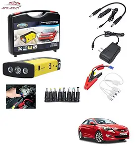AUTOADDICT Auto Addict Car Jump Starter Kit Portable Multi-Function 50800MAH Car Jumper Booster,Mobile Phone,Laptop Charger with Hammer and seat Belt Cutter for Verna Fluidic 4S
