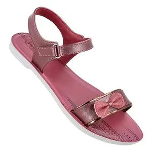 WALKAROO WL7847 Womens Fashion Sandals For Casual Wear and Regular use - Fig