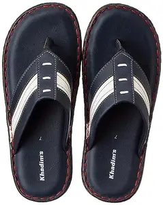 Khadim's Khadims Men Navy Casual Dress Slipper-33610533690002