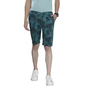 Brand: The Indian Garage Co The Indian Garage Co Men Slim Fit Printed Mid-Rise Shorts