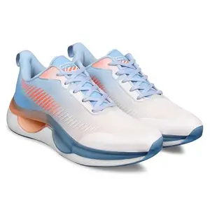 Sspoton Sspot On Men's Marine Blue Lightweight Flying Imported Fabric with Phylon Sole Lace Up Running Shoes_9UK