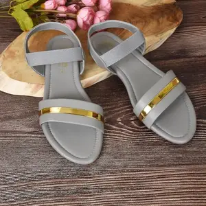 ALFARIYA Women Flats (Multicolor, 4)_Sandal-adda-Gray-4