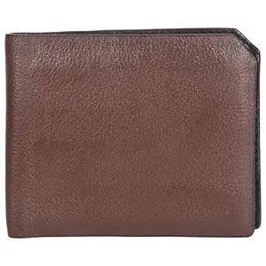 Leatherman Fashion LMN Genuine Leather Men Black Brown Wallet Edmonson(4 cc Card Slots)