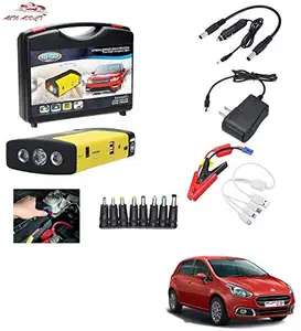 AUTOADDICT Auto Addict Car Jump Starter Kit Portable Multi-Function 50800MAH Car Jumper Booster,Mobile Phone,Laptop Charger with Hammer and seat Belt Cutter for Fiat Punto Evo