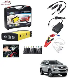 AUTOADDICT Auto Addict Car Jump Starter Kit Portable Multi-Function 50800MAH Car Jumper Booster,Mobile Phone,Laptop Charger with Hammer and seat Belt Cutter for Fortuner New (2016-Present)