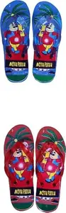 BUTAX Boys & Girls Slip On Slipper Flip Flop (Blue) kcmpbr9