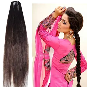 Glan Hair Extension Parandi Style/Hair Choti Parandi Hair Extension Traditional Hair Braid For Women And Girls