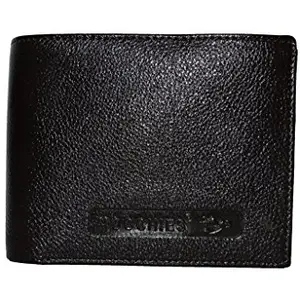 MOOCHIES Gents Pure Leather Wallets,Size-10x12x2 CMS,Color-Brown