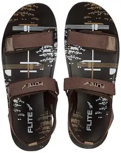 Flite PU Men's Sandals, BROWN,8UK,PUG141GBRBR0008