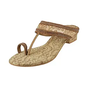 Metro Women's Gold Fashion Sandals-3 UK (36 EU) (35-3238)