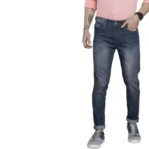 Brand: The Indian Garage Co The Indian Garage Co Men Slim Fit Solid Mid-Rise Stretchable Jeans