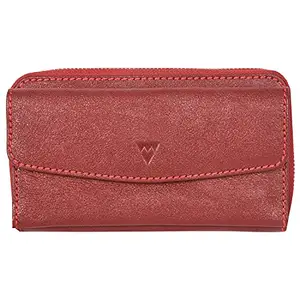 Leatherman Fashion LMN Genuine Leather Women's Red Wallet 50538