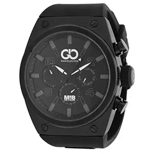 Gio Collection Men in Black Limited Addition Black Dial Men's Multifunction Watch - AD-0044-F