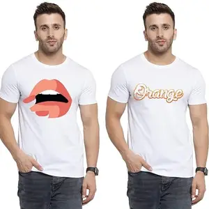 SST - Where Fashion Begins | DP-7363 | Polyester Graphic Print T-Shirt | for Men & Boy | Pack of 2