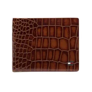 TOMMY HILFIGER Wallet of Men, Tan-Small, Valles | Wallet for Men Leather Original