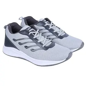 Lancer Mens ACTIVE-125LGR-DGR1 Light Grey Running Shoe
