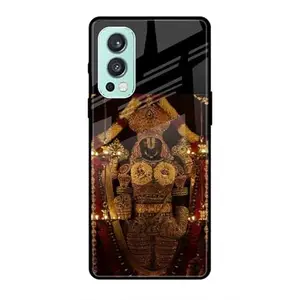 Techplanet -Mobile Cover Compatible with ONEPLUS NORD 2 GOD Premium Glass Mobile Cover (SCP-266-gloneplusnord2-109) Multicolor