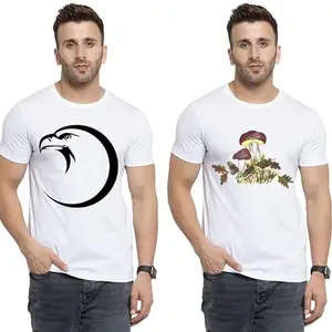 SST - Where Fashion Begins | DP-7833 | Polyester Graphic Print T-Shirt | for Men & Boy | Pack of 2