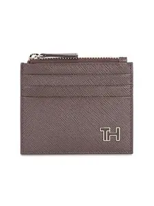 Tommy Hilfiger Grimstad Men Leather Card Holder - Brown