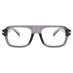 Visit the Peter Jones Store Peter Jones Square Unisex Large Blue Light Blocking UV Protected Computer/Gaming Glasses (3754F)