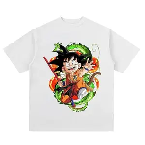 Epiko Goku Cartoon Print Oversized Cottonblend Round Neck Tshirt | Womens Graphic Tshirt | Streetwear Oversized Tshirt
