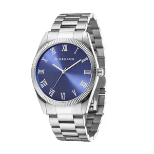 Visit the Giordano Store Giordano Analog Wrist Watch for Men Stylish Metal Strap with Water Resistant 3 Hand Mechanism for Men and Boys to Compliment Your Look/Ideal Gift for Male - GZ-50112