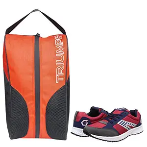 Gowin Nx-2 Red/Blue Size-10 with Triumph Shoe Carry Bag Street Kb-801 Orange/Black