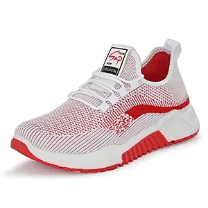 Klepe Mens G12 White RED Running Shoes - 9 UK (FKT/G12)