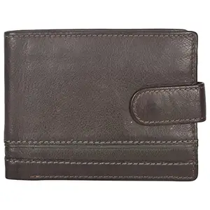 Leatherman Fashion LMN Genuine Leather Men Marron Green Wallet 54055