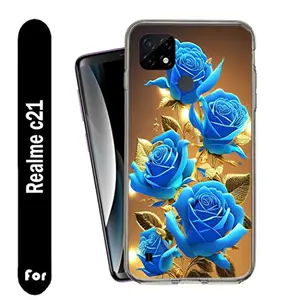 Generic Ambe Printed Soft Silicone Designer Pouch Mobile Back Cover for Realme C21 case and Covers | for Boys & Girls_107