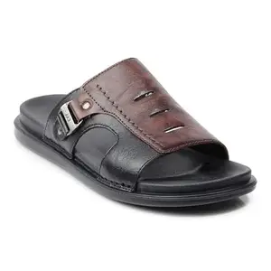 ID Men's Leather Slip On Sandal