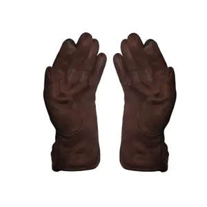 V4U Unisex Fashion Warm Waterproof Winter Outdoor Gloves Touch Screen Friendly Gloves (Brown,Free Size)