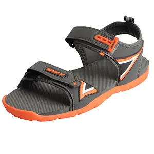 Sparx Men SS-473 Grey Orange Floater Sandals (SP_SS0473GGYOR0007)