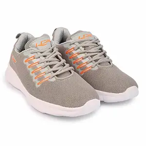 Lancer Mens ACTIVE-107 Grey Running Shoe - 9 UK (ACTIVE-107LGR-ORG-9)